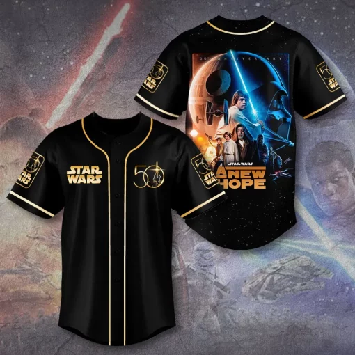 star wars a new hope black gold jersey