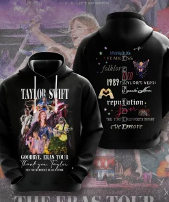 taylor swift 3d hoodie tshirt eras tour 2