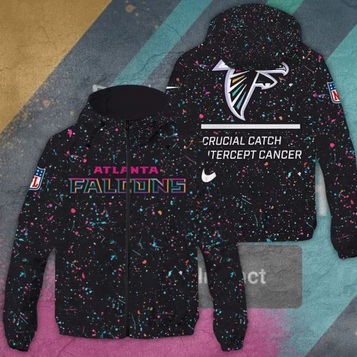 atlanta falcons custom windbreaker jacket