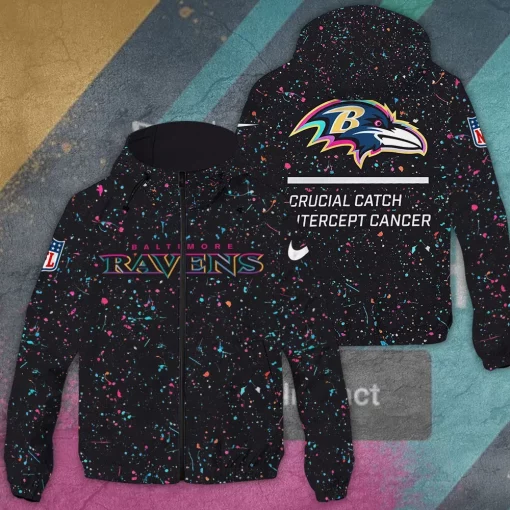 custom nfl windbreaker jacket neon 3d