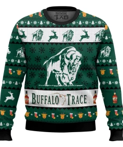 green christmas sweater buffalo trace 3