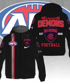 melbourne demons custom windbreaker jacket
