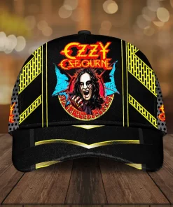 ozzy osbourne 3d cap neon rock legend 1