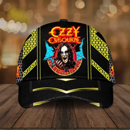 ozzy osbourne 3d cap neon rock legend 1
