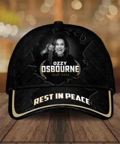 ozzy osbourne 3d rest in peace cap 1