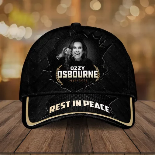 ozzy osbourne 3d rest in peace cap 1