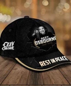 ozzy osbourne 3d rest in peace cap 2
