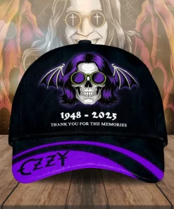 ozzy osbourne 3d skull tribute cap 1