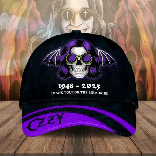 ozzy osbourne 3d skull tribute cap 1