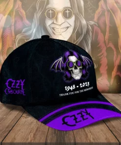 ozzy osbourne 3d skull tribute cap 2