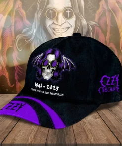 ozzy osbourne 3d skull tribute cap 3