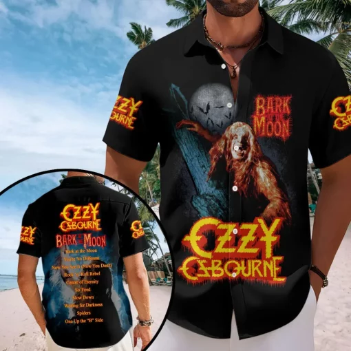 ozzy osbourne bark at the moon 3d shirt 3