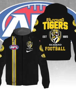 richmond tigers custom windbreaker jacket