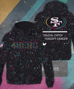 san francisco 49ers custom windbreaker jacket