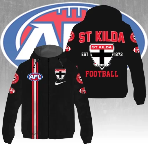 st kilda saints custom windbreaker jacket