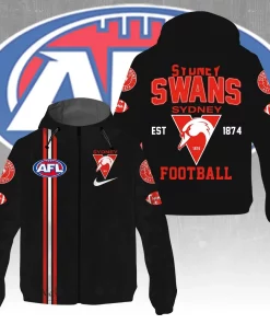 sydney swans custom windbreaker jacket