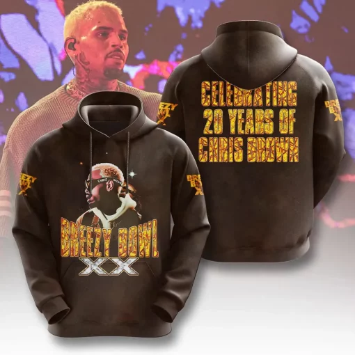 dark brown 20 years of chris brown 3d hoodie (2)
