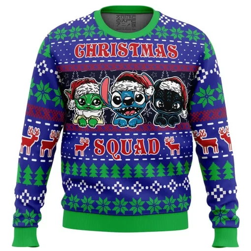 red christmas sweater 3d festive 1